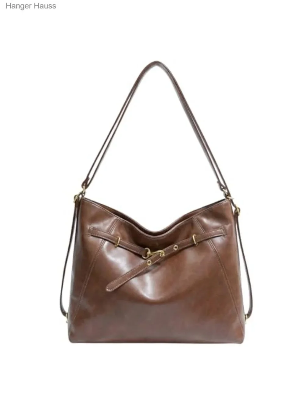 Vegan Leather Hobo Tote Purse Convertible Backpack Large Work Bag